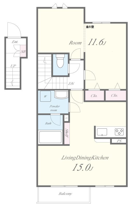 INSIDE SEA 間取り図