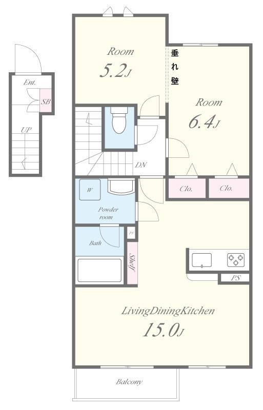 INSIDE SEA 間取り図