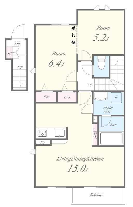 INSIDE SEA 間取り図