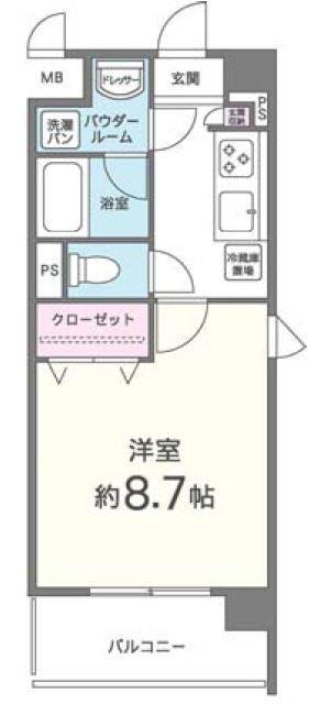 ディアコートハナテン 間取り図