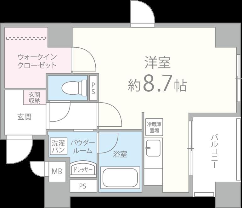 カノン甲南山手 間取り図