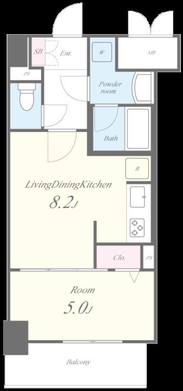 ロータス・ガーデン城南 間取り図
