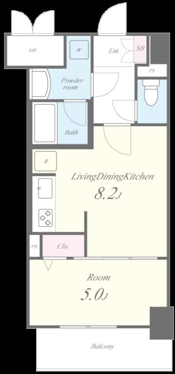 ロータス・ガーデン城南 間取り図