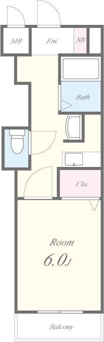 ポレール新石切 間取り図