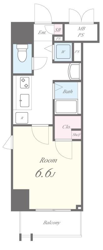 ルポルスタ湘南 間取り図