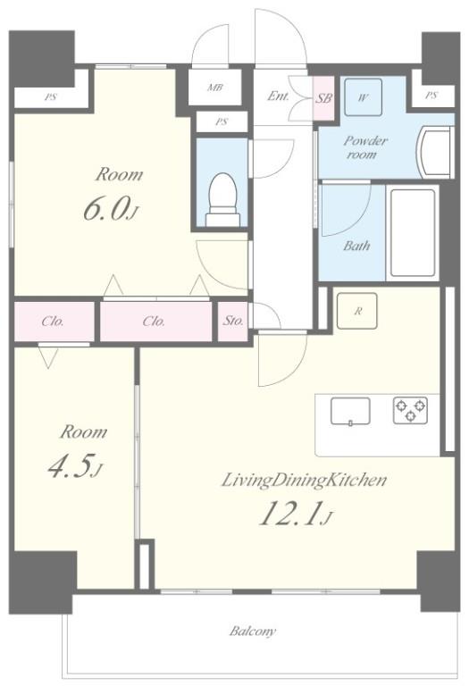 ピノ・アガタ岐阜駅前 間取り図