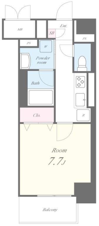 ピノ・アガタ岐阜駅前 間取り図
