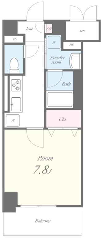 ピノ・アガタ岐阜駅前 間取り図
