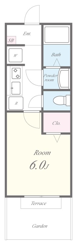 ボスコモンテⅠ 間取り図