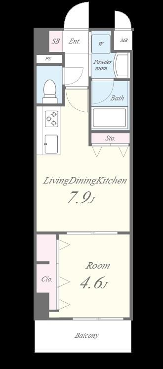 仮称)川口元郷一丁目プロジェクト 間取り図