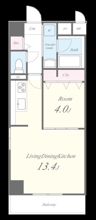 BELAIR川口元郷 間取り図