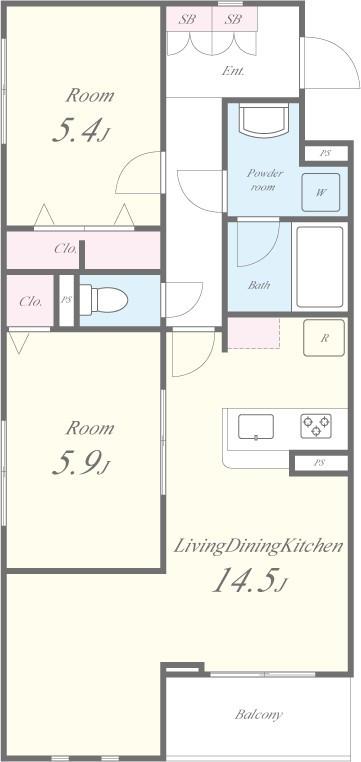 Casa Coco 間取り図