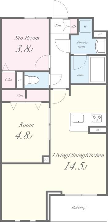 Casa Coco 間取り図