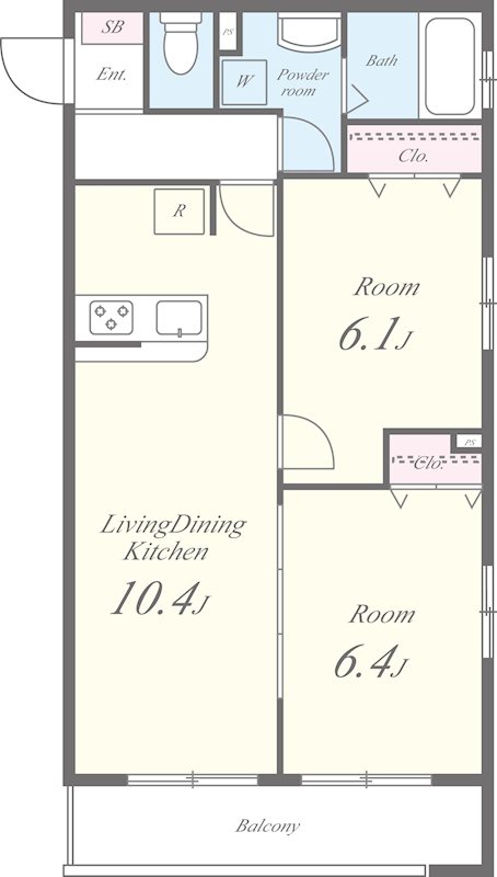 ビアーレ 間取り図