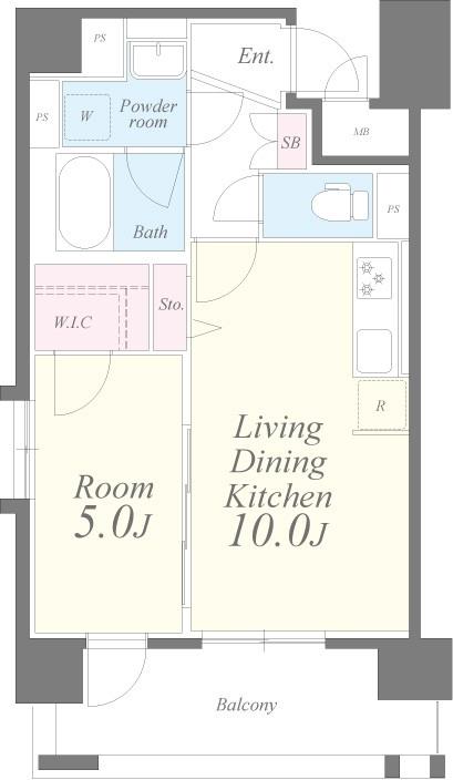 クリスタル丸の内 間取り図