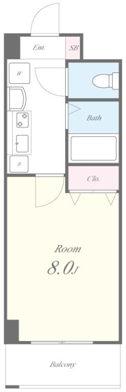 エクセルハイツ 間取り図