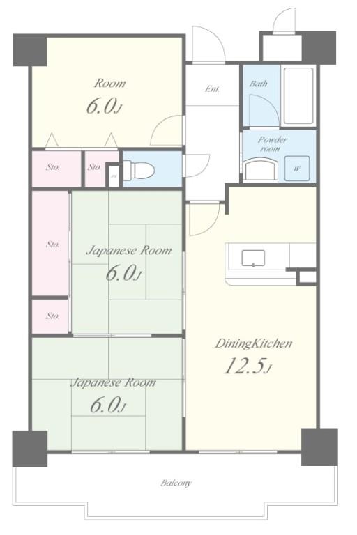 プリムール 間取り図
