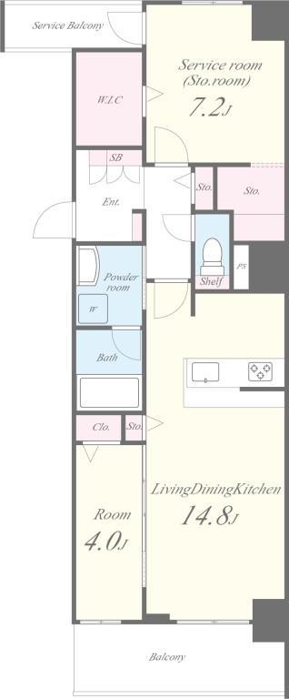 ルクス エテルナ 江戸堀 802号室 外観