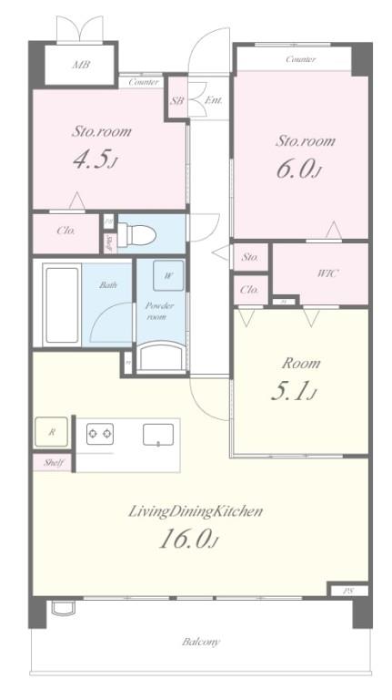 Green Hills 和 間取り図