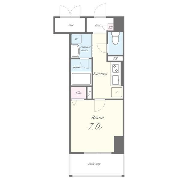 ヴェルドミール 間取り図