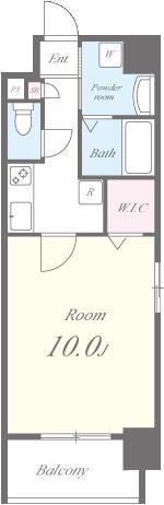 アウラデパリュ－ル 間取り図