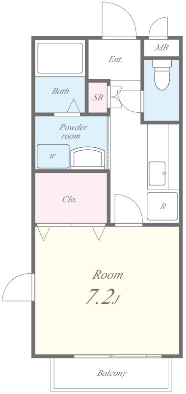 プチ・フローラ 間取り図