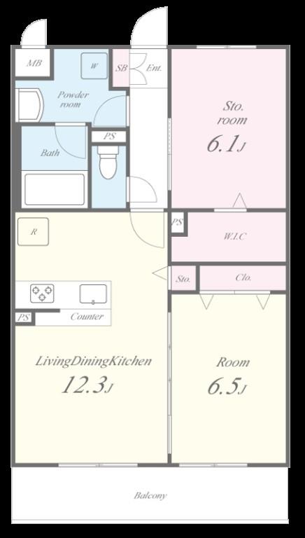ヴィラ・アーバネット 間取り図