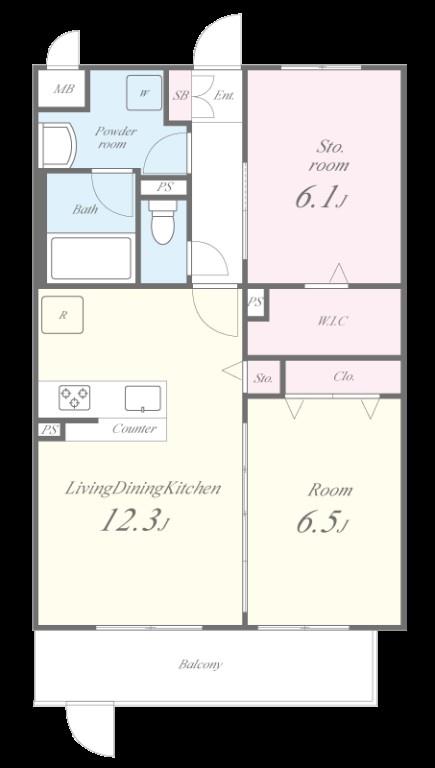 ヴィラ・アーバネット 間取り図