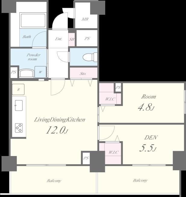 コンセール東桜 間取り図