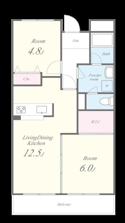 レーベン・くすのき 間取り図