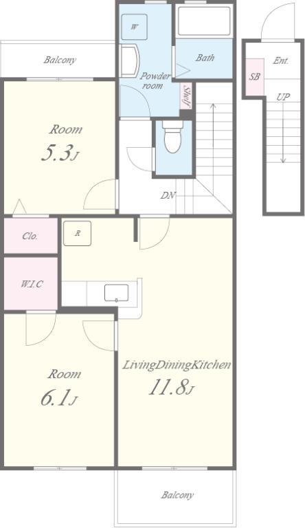 グランシャリオ(姫路) 間取り図