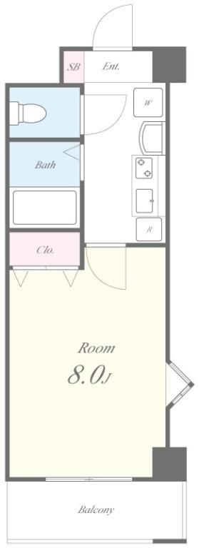 エクセルハイツ 間取り図