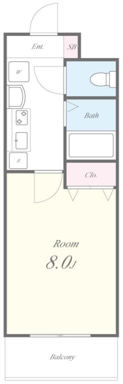 エクセルハイツ 間取り図