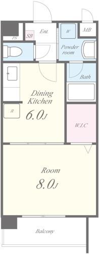 コンフォール平野 101号室 間取り