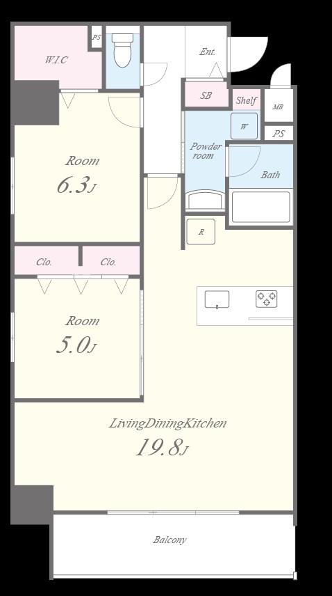 グラン クレイエル 両国 間取り図