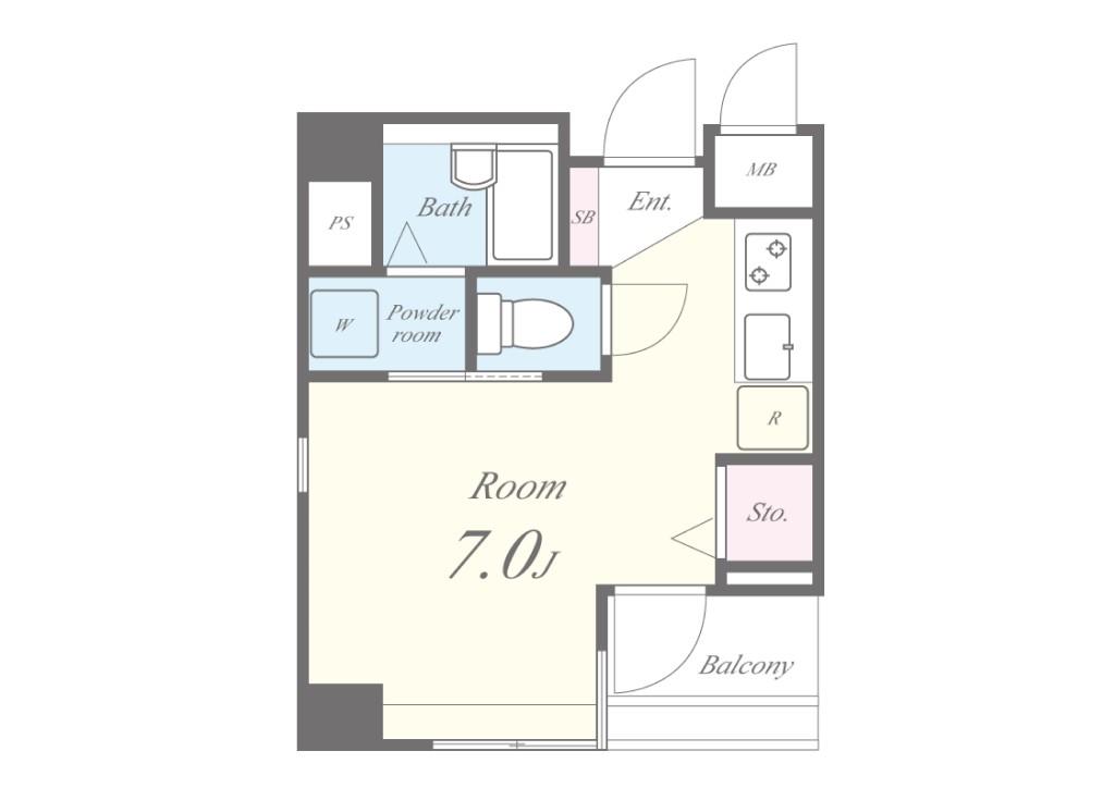メゾンドソレイユ 間取り図