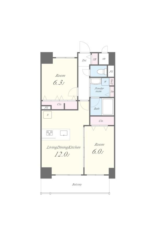 グラン クレイエル 両国 間取り図