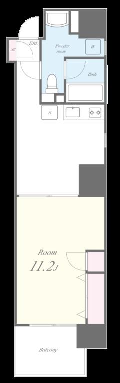 ボーベル南船場 間取り図