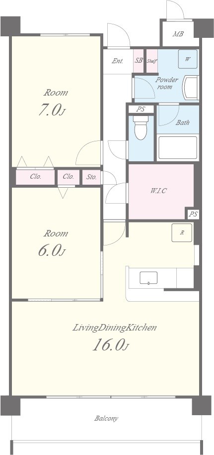 カーサ グランデ 間取り図
