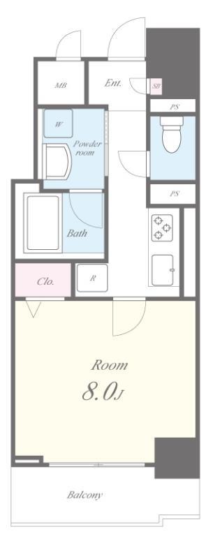 ラ・プレス新栄 間取り図