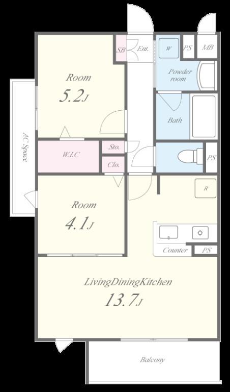 アクア プリータ 間取り図