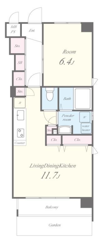 アンシャンテ総持寺 間取り図