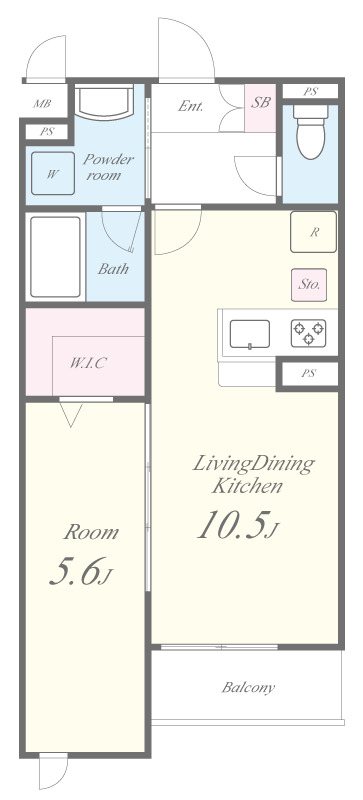 ORIDO湘南 間取り図