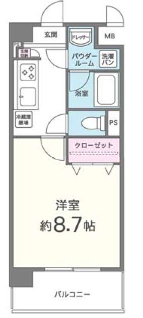ディアコートハナテン 203号室 間取り