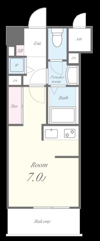 ニュークリエイト若久 間取り図