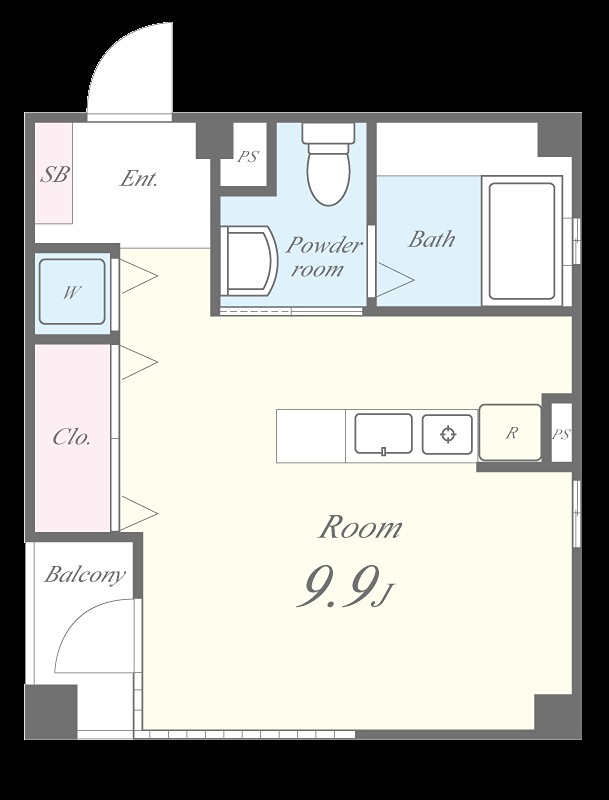 サンキャッスル田川 302号室 間取り