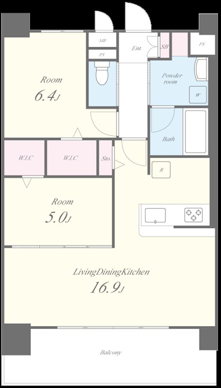 BENIMACHI ONE 間取り図