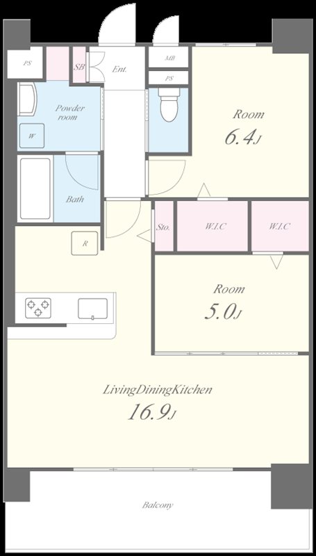 BENIMACHI ONE 間取り図