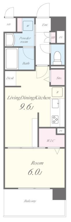 クロスフロント十二所線 間取り図