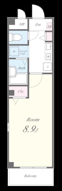 ヴィラすみれ 間取り図
